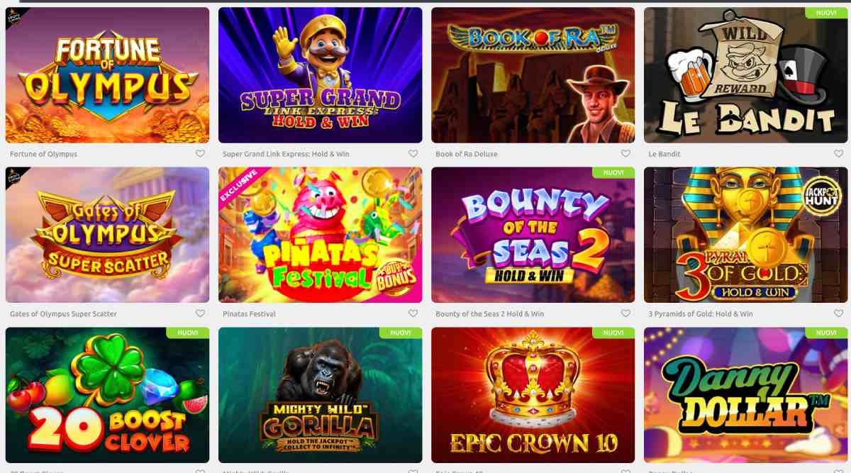 Giochi al Casinò Cadoola